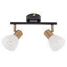 Спот Arte Lamp A3117PL-2BK Falena