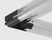 Коннектор угловой черный 220V 90*90 Ambrella light GL1049 BK track system