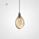 Подвесной светильник LOVISA Модель В. Цвет коньяк. Lampatron 1813-95