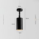 Точечный свет LINO B Размер XS. Цвет черный. Lampatron lino-b-black-xs 3189-7935