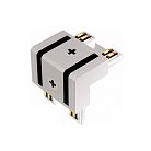 Внешний угловой соединитель для ультратонкого магнитного шинопровода iLEDEX TECHNICAL POWER CONNECT 4825-Г-TYPE-WH VISION48/25