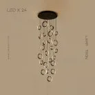 Готовая комбинация светильников KARI 24 лампы. Цвет Коричневый Lampatron 5946-15806