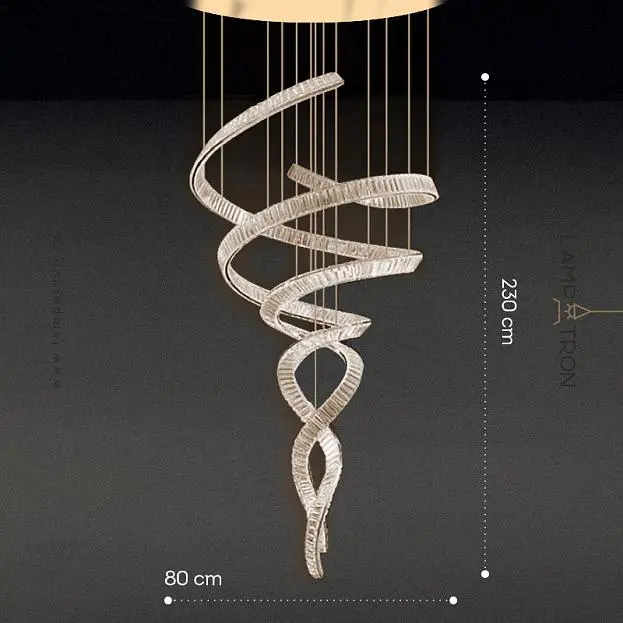 Люстра BERTOLDA SPIRAL Размер S. Цвет Золото Lampatron 8369-22895 Люстра BERTOLDA SPIRAL Размер S. Цвет Золото Lampatron 8369-22895