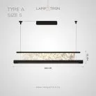 Реечный, рядный светильник ATARI NUOVO L Тип A. Размер S Lampatron atari-nuovo-l-a-s 9082-25873