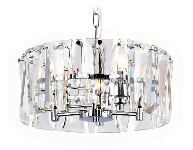 Подвесная люстра с хрусталем Ambrella Light TR5166 Подвесная люстра с хрусталем Ambrella Light TR5166