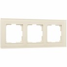 Рамка на 3 поста Werkel W0031141 (молочный, стекло) a058815 Favorit