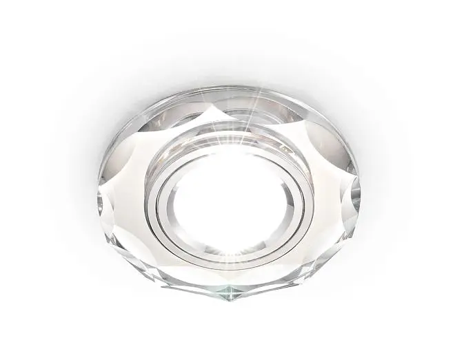Встраиваемый точечный зеркальный светильник MR16 Ambrella light 800 CL Crystal Spot Встраиваемый точечный зеркальный светильник MR16 Ambrella light 800 CL Crystal Spot