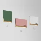 Подвесной светильник BOOK 2 Модель C. Цвет розовый. Lampatron 1184-4971