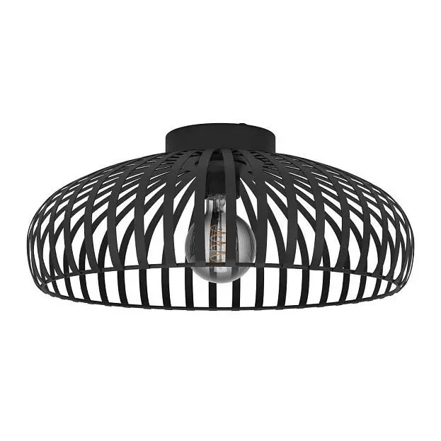 Потолочный светильник 1X40W (E27) H180 ?430 сталь черный eglo 900721 MOGANO 3 Потолочный светильник 1X40W (E27) H180 ?430 сталь черный eglo 900721 MOGANO 3