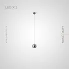 Подвесной светильник BUNK 2 лампы. Цвет Хром Lampatron 7561-21153