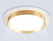 Встраиваемый светильник Ambrella light TU5012 WH/GD белый/золото IP20 GX70 D150*45