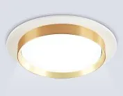 Встраиваемый светильник Ambrella light TU5012 WH/GD белый/золото IP20 GX70 D150*45