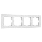 Рамка на 4 поста Werkel W0042401 (белый) Hammer a052523