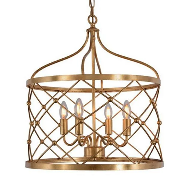 Подвесные светильники Lantern Golden Net L Pendant lamp ImperiumLoft 123503-22 40.2119
