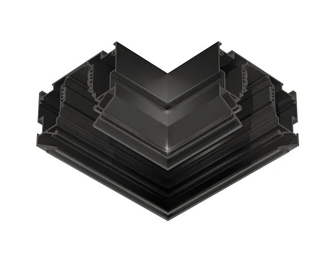 Коннектор угловой цвет черный 48V 90*90 Ambrella light GL3395 BK track system