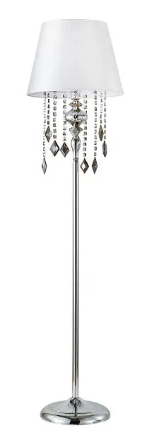 Торшер Crystal Lux MERCEDES PT1 CHROME/SMOKE 0950/601 Торшер Crystal Lux MERCEDES PT1 CHROME/SMOKE 0950/601