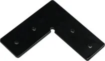 L-образный соединитель Donolux L connector DLMX BLACK Magic track