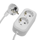 Удлинитель 2-местный с/з 7м 3x075 серия Home (У10-001) белый Stekker 39208 HM01-21-07