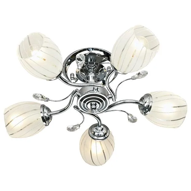 светильник потолочный, E14, 5x40W Velante 761-107-05 Классический стиль