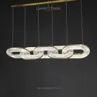 Реечный, рядный светильник CELEBRATE 5 колец. Lampatron 6541-17856