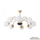 Люстра с плафонами шар 312066/D940/8 BS/BK Arte Milano AM