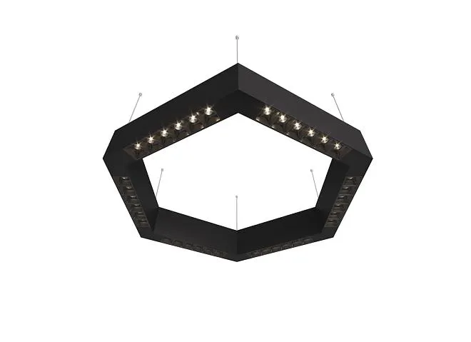 Подвесной светодиодный светильник 0,5м 36Вт 34° Donolux dl18515s111b36.34.500bb Eye-hex Подвесной светодиодный светильник 0,5м 36Вт 34° Donolux dl18515s111b36.34.500bb Eye-hex