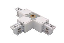 Соединение правое тройное перекидное с подводом питания к треку 5040xx-(F)/(R) БЕЛЫЙ Lightstar 504136-FRPSR Quattro