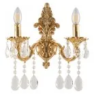 Бра с хрустальными подвесками Bohemia Ivele Crystal AL7801B14/2/175 A G