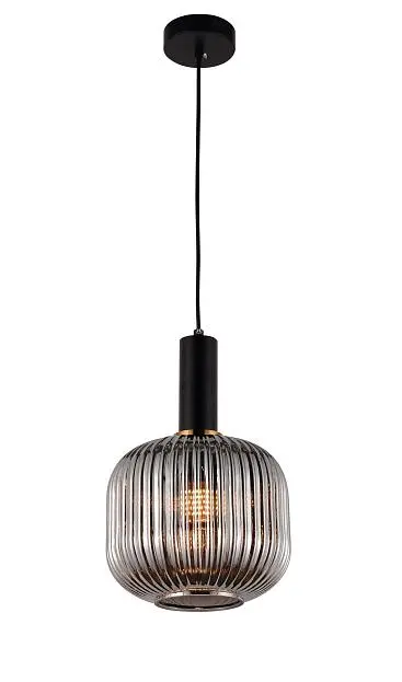 Подвесной светильник Lumina Deco LDP 1217-1 GY+BK Gato Подвесной светильник Lumina Deco LDP 1217-1 GY+BK Gato