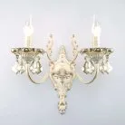 Бра Eurosvet 3281/2 белый с золотом/тонированный хрусталь Strotskis Elisha 00000065240