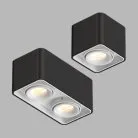 Накладной поворотный светодиодный светильник Ledron TUBING 2 Black-White