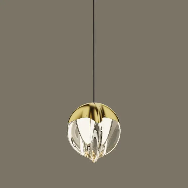 Подвесной светильник Delight Collection MD24001033-1A gold/clear MD24001033 Подвесной светильник Delight Collection MD24001033-1A gold/clear MD24001033