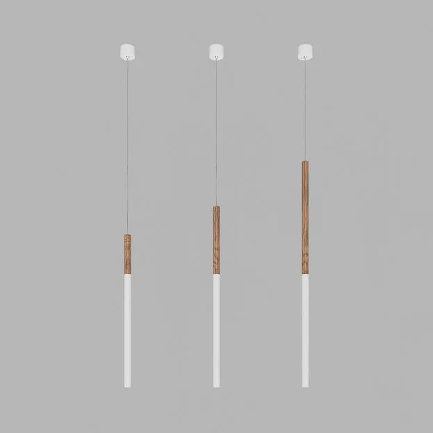Подвесной светодиодный светильник Ledron HL012 Wooden 300 White
