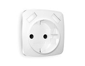 Лицевая панель для розетки с заземлением со шторками 2USB Ambrella Volt OP1090 QUANT