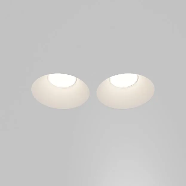 Встраиваемый светильник Technical Maytoni DL129-GU10-02-W Gyps Modern