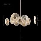 Люстра DAMIANA CH 8 ламп Lampatron damiana-ch-8 6276-16896