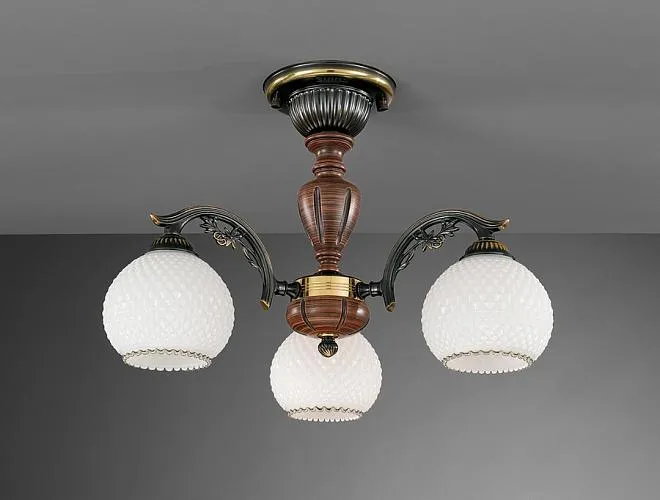 Люстра Reccagni Angelo PL 8630/3 rosa 8660 Люстра Reccagni Angelo PL 8630/3 rosa 8660
