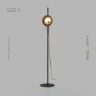 Торшер MARGOTT FL Размер S. Цвет Черный Lampatron 6516-17694