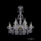 Люстра хрустальная Bohemia 1409/8+4/240/XL-76 G