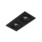 Встраиваемый поворотный светодиодный светильник Ledron MJ1006 SQ2 Black