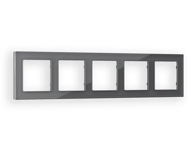 Рамка Platos (Антрацит серый Стекло органическое) 5-ая Ambrella Volt AF330655 ALFA Рамка Platos (Антрацит серый Стекло органическое) 5-ая Ambrella Volt AF330655 ALFA