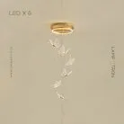 Готовая комбинация светильников MIELE 6 ламп. Белый свет Lampatron 5319-13605