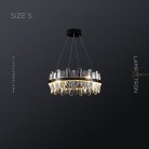 Кольцевые люстры и светильники LAURENT Размер S. Цвет Черный Lampatron laurent-s-black 7513-20914