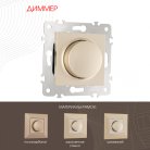 Диммер, 500W Arte Milano 203.48-1.shampan am