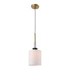 Люстра подвесная Латунь/Прозрачный E14*6 40W ST Luce SL1404.303.01 BLACK+BRASS