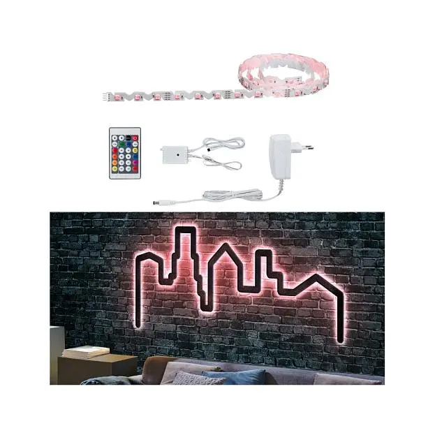 Светодиодная неоновая лента Paulmann 78964 FlexLED 3D 11Вт 1.5м RGB Светодиодная неоновая лента Paulmann 78964 FlexLED 3D 11Вт 1.5м RGB