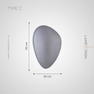 Бра LINDIS WALL Модель C. Цвет дымчатый. Lampatron lindis-wall-c-grey 2960-7096