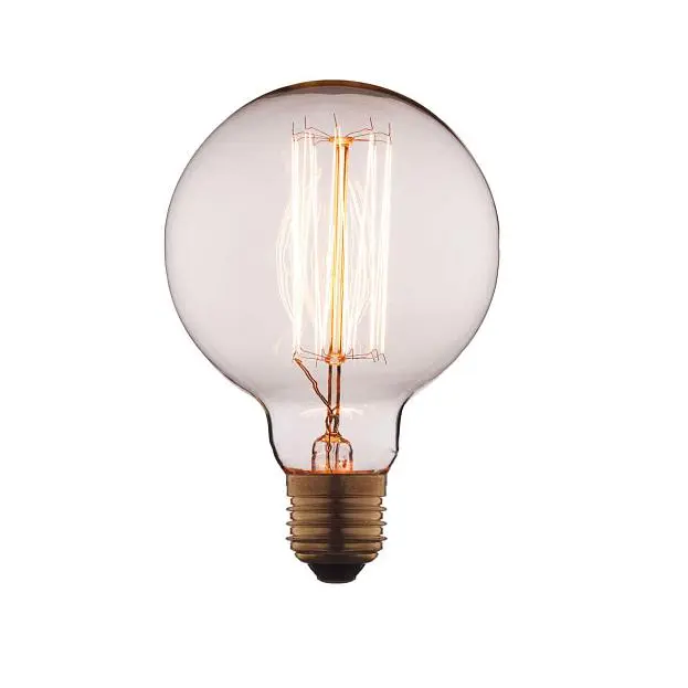Лампа накаливания Loft It G9560 E27 60W шар прозрачный Edison Bulb Лампа накаливания Loft It G9560 E27 60W шар прозрачный Edison Bulb