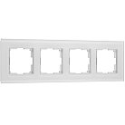 Рамка на 4 поста Werkel W0043101 Senso (белый, стекло soft-touch) a064567