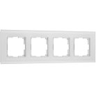 Рамка на 4 поста Werkel W0043101 Senso (белый, стекло soft-touch) a064567
